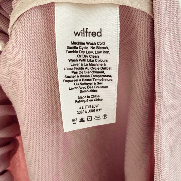 ‼️SOLD‼️ Wilfred light mauve pink high rise shorts - Picture 6 of 7